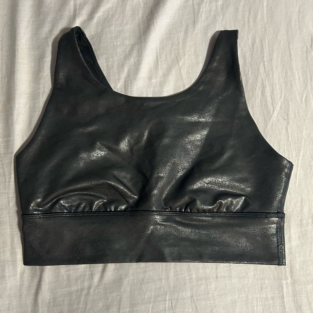 Offline by Aerie Black Stretch Medium Support Sports Bra Size M